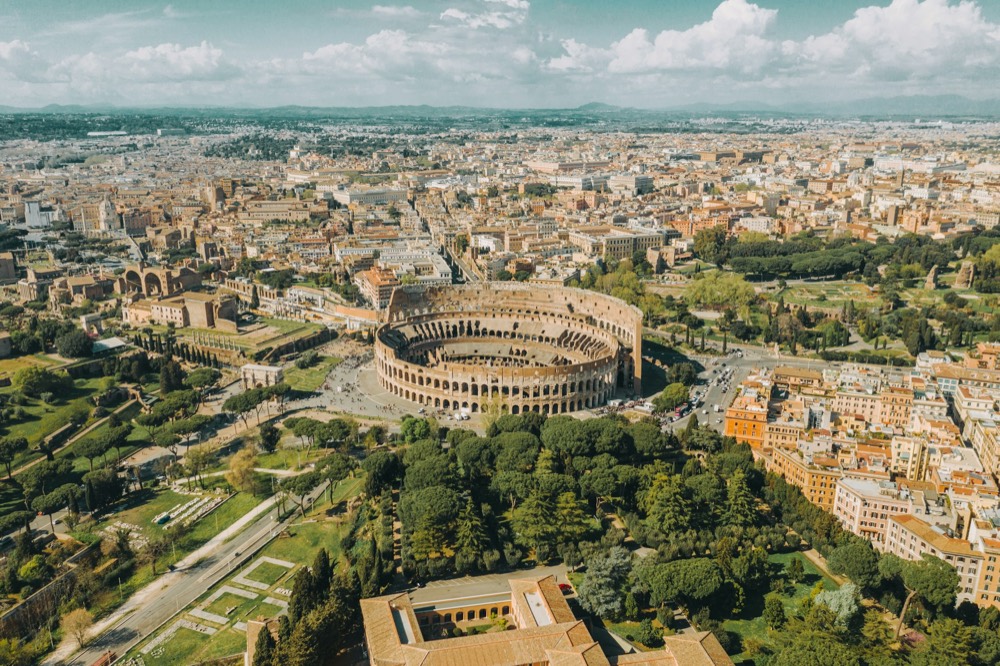 Roma şehir manzarası